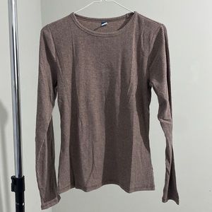 Old Navy Tope Long Sleeve Ribbed Shirt